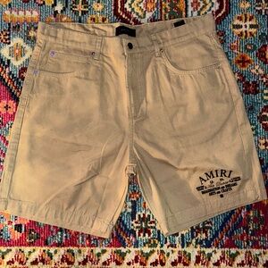 MENS AMIRI BEIGE SHORT SIZE LARGE